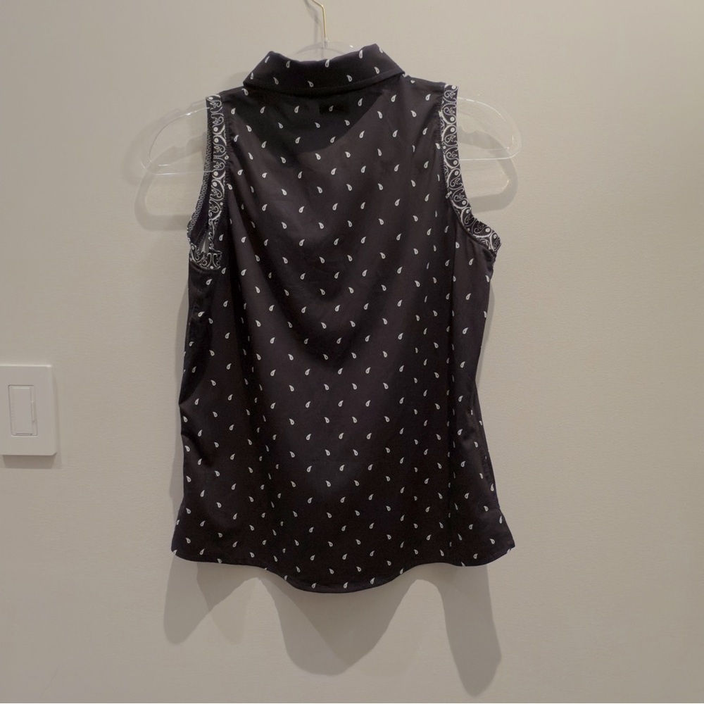 Belyn Key Mid Ocean Golf Club Bermuda Paisley Polo Shirt Size Small Women’s - Picture 2 of 6